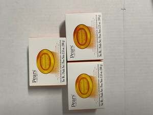 Pears Pure and Gentle Transparent Soap Bar with Plant Oils 3.53 oz Pack of 3